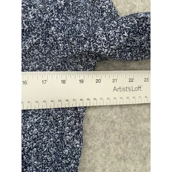 NWT Hugo Boss Kenno Dark Blue Cotton Floral Slim Fit Dress Shirt Size US 15 - Picture 10 of 12